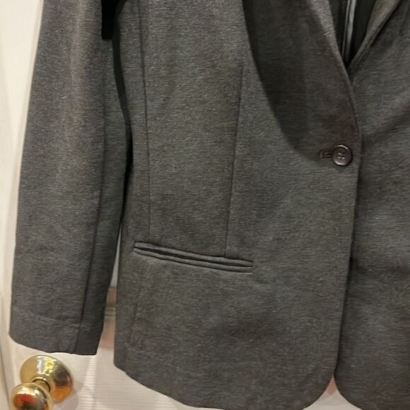J.Crew women’s size 6 granite dark gray stretchy career blazer - Picture 3 of 15